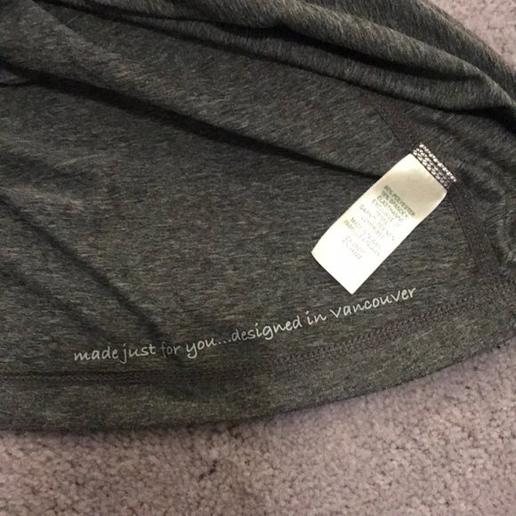 ROOTS Ruched Gray Athletic Tee Size XS - Picture 6 of 7